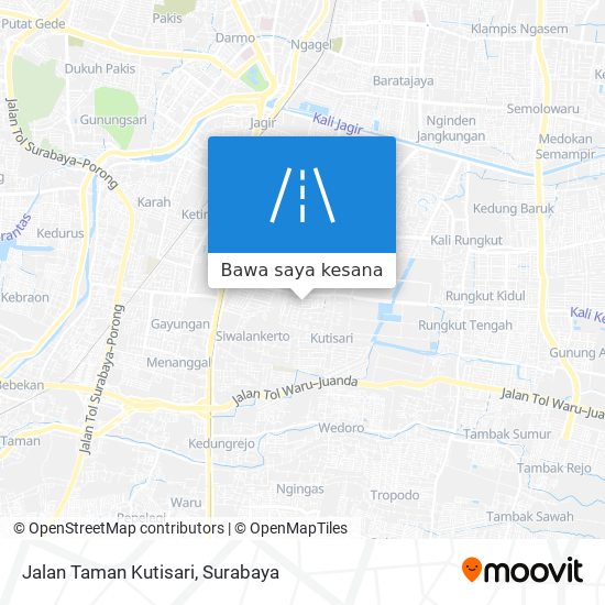 Peta Jalan Taman Kutisari