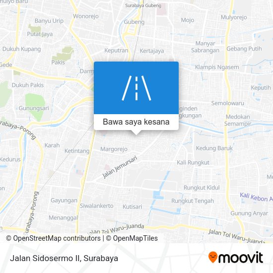 Peta Jalan Sidosermo II