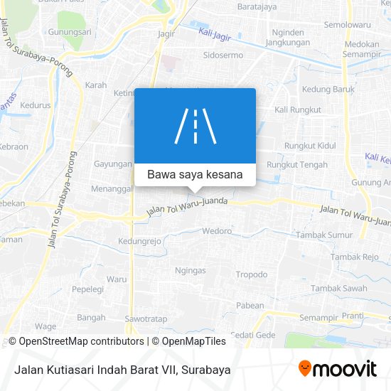 Peta Jalan Kutiasari Indah Barat VII
