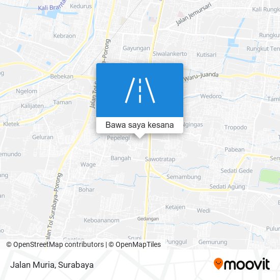 Peta Jalan Muria