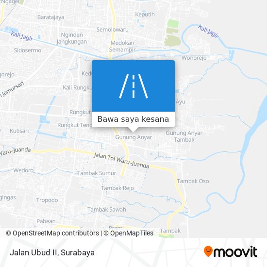 Peta Jalan Ubud II