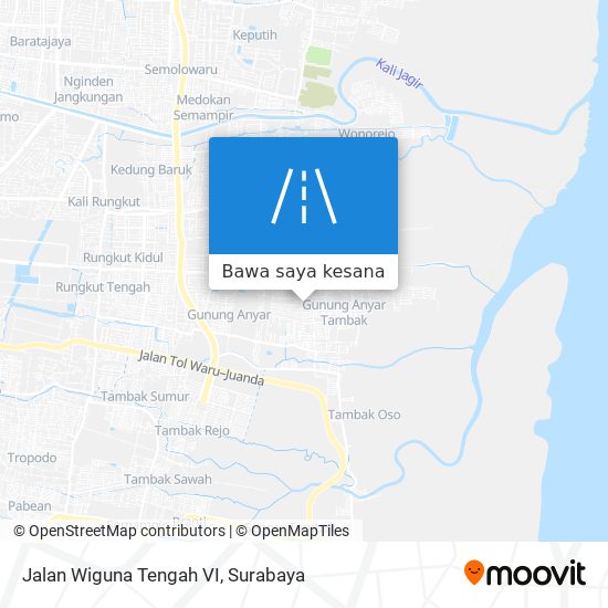 Peta Jalan Wiguna Tengah VI