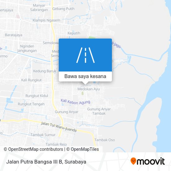 Peta Jalan Putra Bangsa III B