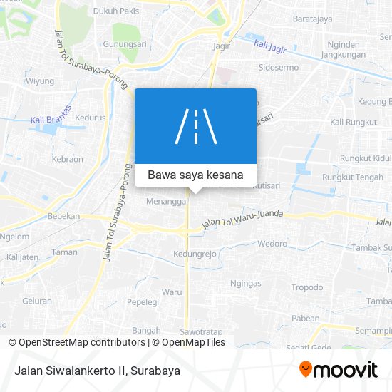 Peta Jalan Siwalankerto II