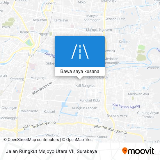 Peta Jalan Rungkut Mejoyo Utara VII