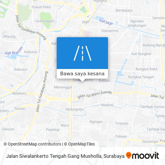 Peta Jalan Siwalankerto Tengah Gang Musholla