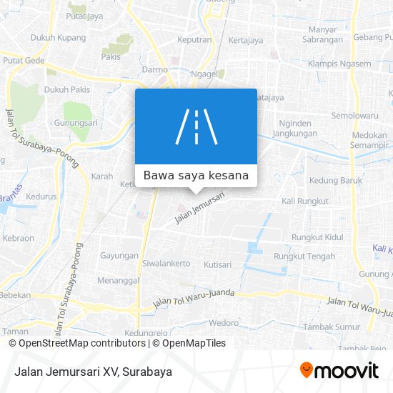 Peta Jalan Jemursari XV