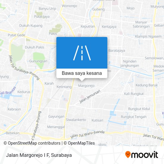 Peta Jalan Margorejo I F