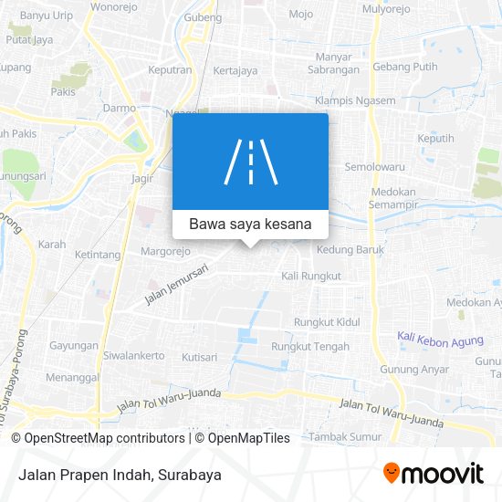 Peta Jalan Prapen Indah