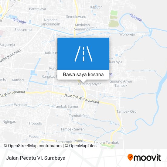 Peta Jalan Pecatu VI