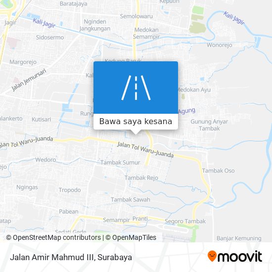 Peta Jalan Amir Mahmud III