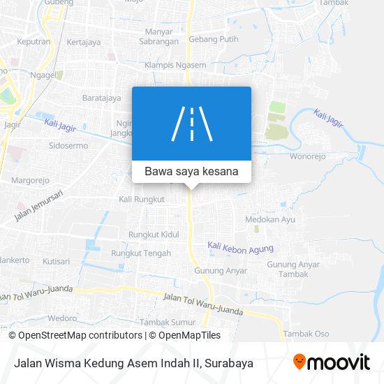 Peta Jalan Wisma Kedung Asem Indah II