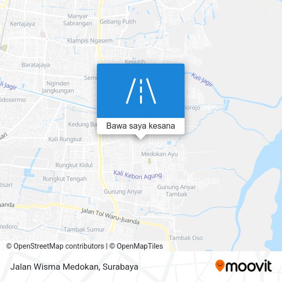 Peta Jalan Wisma Medokan