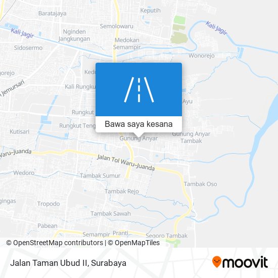 Peta Jalan Taman Ubud II