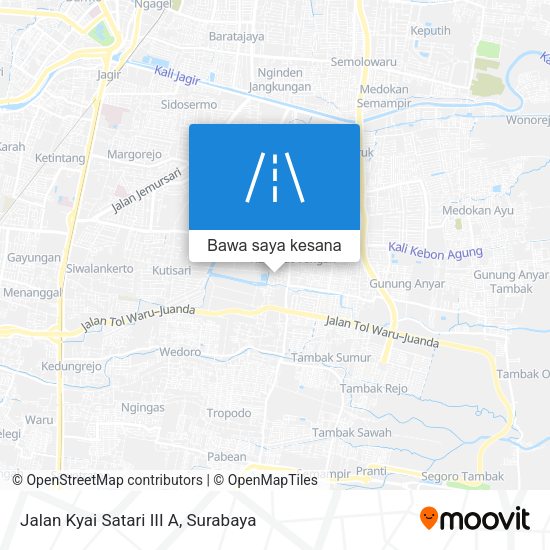 Peta Jalan Kyai Satari III A