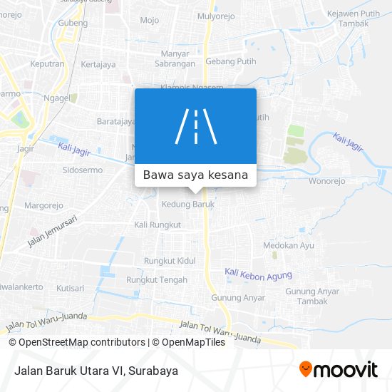 Peta Jalan Baruk Utara VI