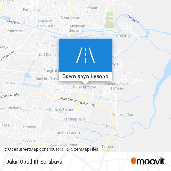 Peta Jalan Ubud III