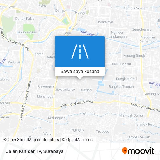 Peta Jalan Kutisari IV