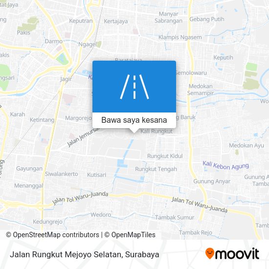 Peta Jalan Rungkut Mejoyo Selatan