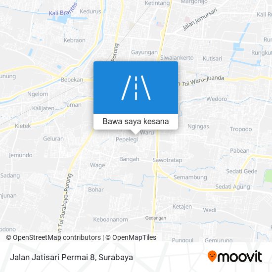 Peta Jalan Jatisari Permai 8