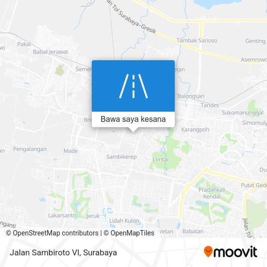 Peta Jalan Sambiroto VI