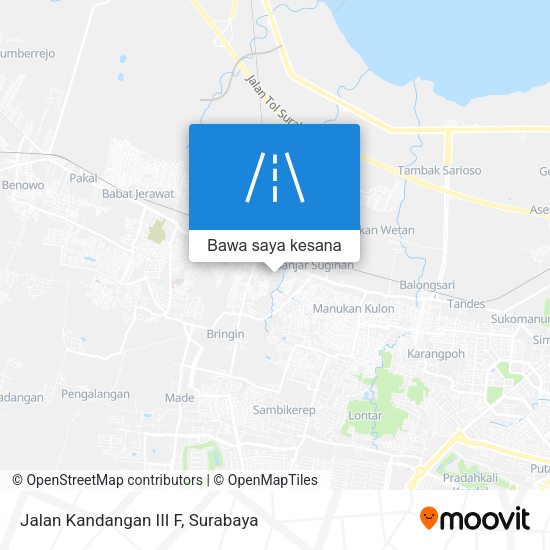 Peta Jalan Kandangan III F