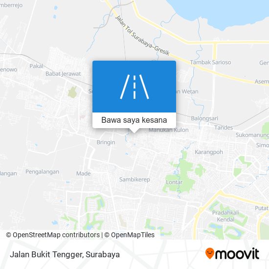Peta Jalan Bukit Tengger