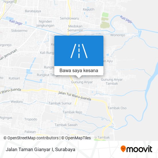 Peta Jalan Taman Gianyar I