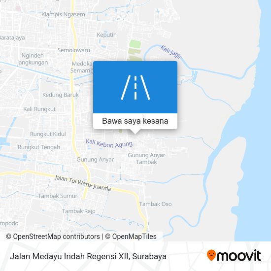 Peta Jalan Medayu Indah Regensi XII