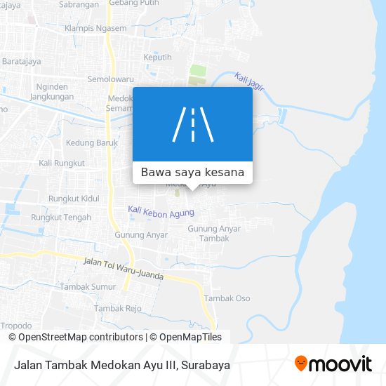 Peta Jalan Tambak Medokan Ayu III