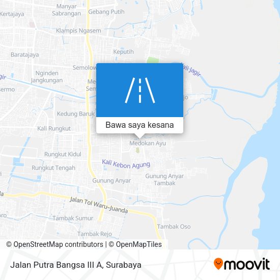 Peta Jalan Putra Bangsa III A