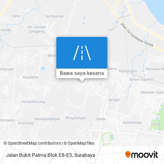 Peta Jalan Bukit Palma Blok E8-E5