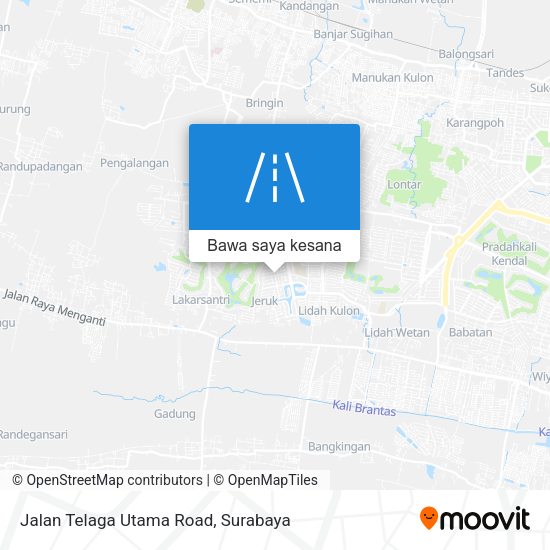 Peta Jalan Telaga Utama Road