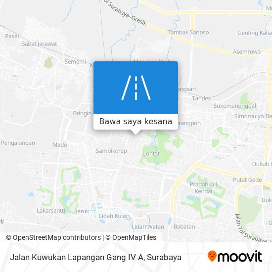 Peta Jalan Kuwukan Lapangan Gang IV A