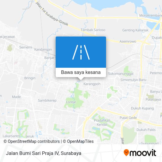 Peta Jalan Bumi Sari Praja IV