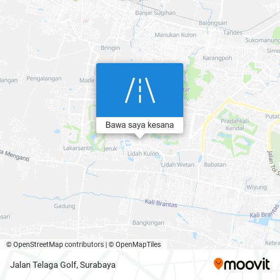 Peta Jalan Telaga Golf