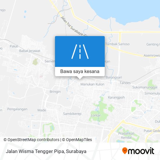 Peta Jalan Wisma Tengger Pipa