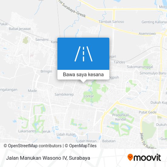 Peta Jalan Manukan Wasono IV