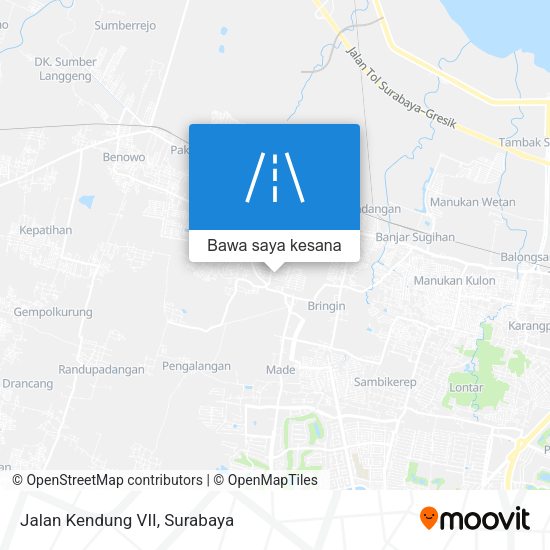 Peta Jalan Kendung VII