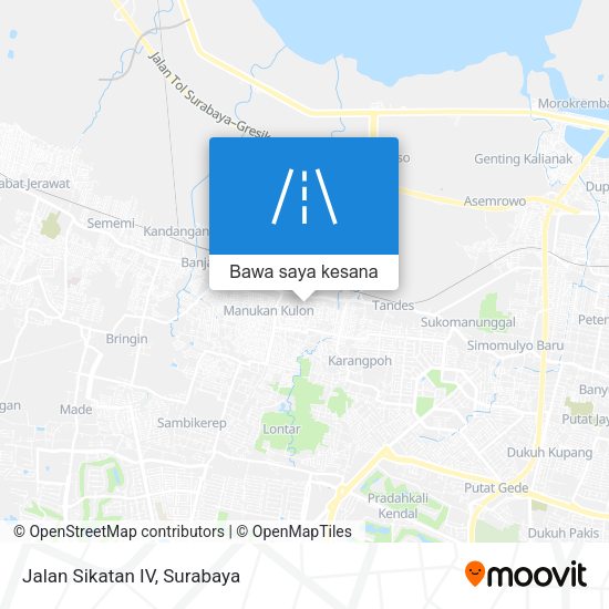 Peta Jalan Sikatan IV