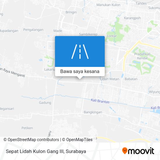 Peta Sepat Lidah Kulon Gang III