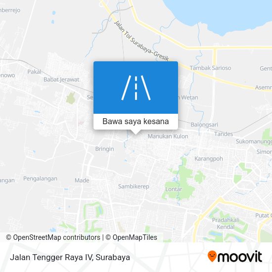 Peta Jalan Tengger Raya IV