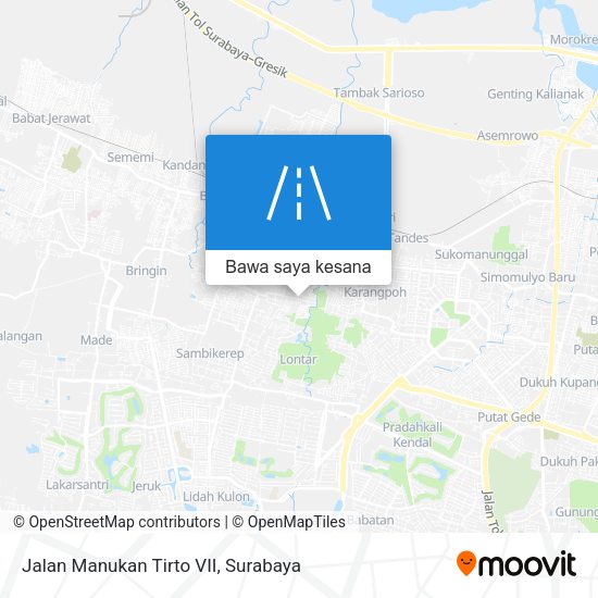 Peta Jalan Manukan Tirto VII