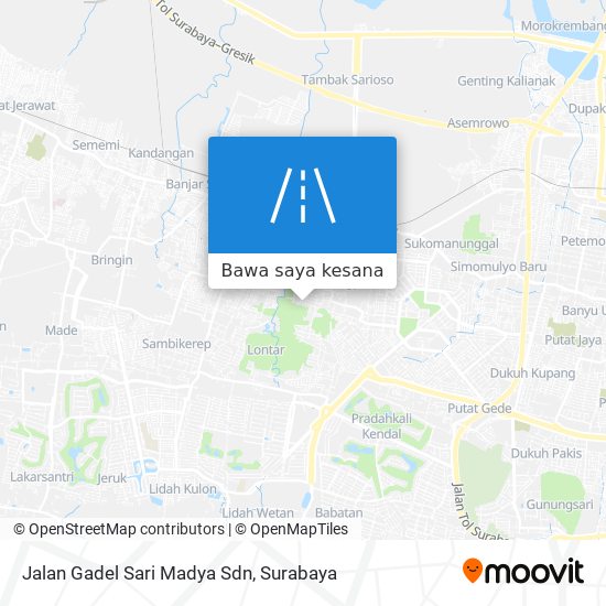 Peta Jalan Gadel Sari Madya Sdn