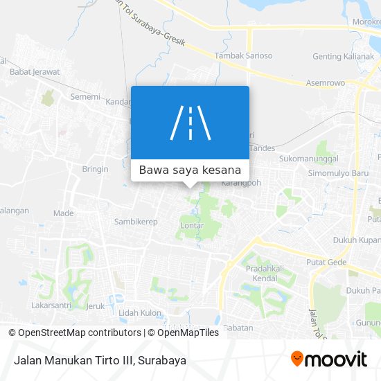 Peta Jalan Manukan Tirto III