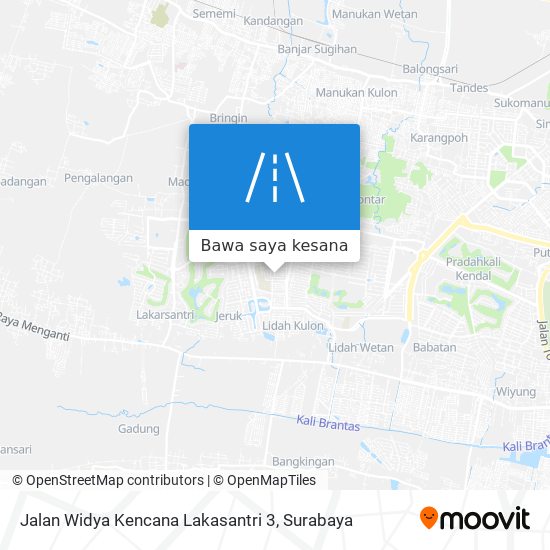 Peta Jalan Widya Kencana Lakasantri 3