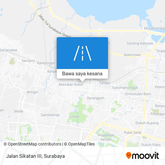 Peta Jalan Sikatan III