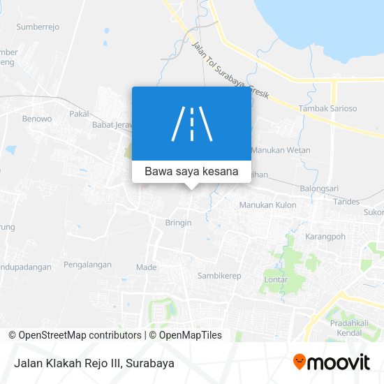 Peta Jalan Klakah Rejo III