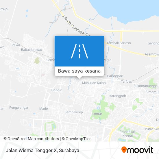 Peta Jalan Wisma Tengger X