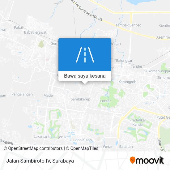 Peta Jalan Sambiroto IV